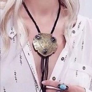 Free people Montana hippie necklace